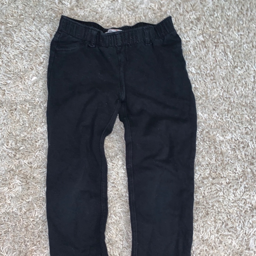By black leggings for a little